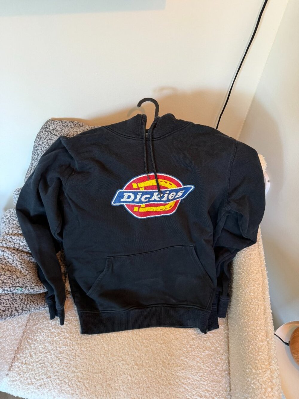 Dickies Logo Hoodie Black Size L